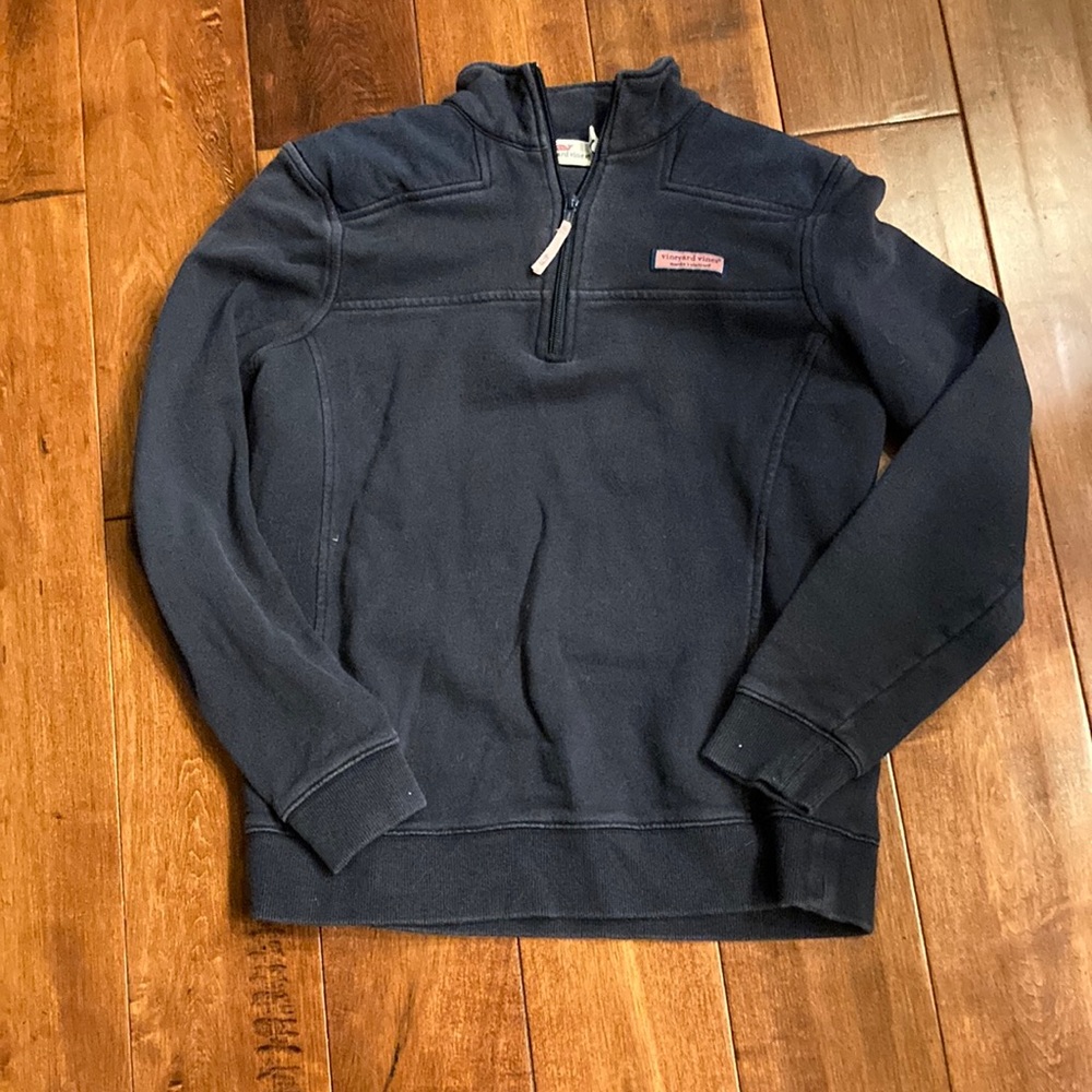 Vineyard vines 3/4 zip pullover size s girls